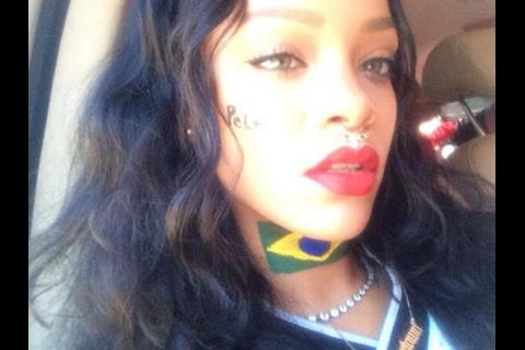 Rihanna at the world cup